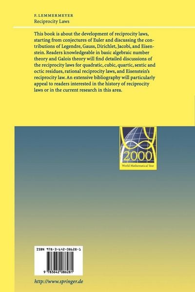 Produktbild: Reciprocity Laws