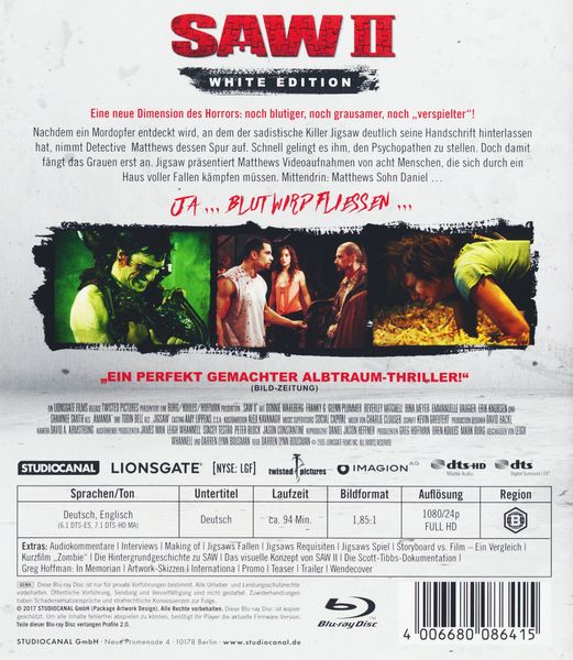 Produktbild: Saw II - White Edition
