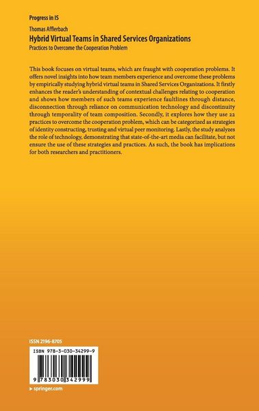 Produktbild: Hybrid Virtual Teams in Shared Services Organizations