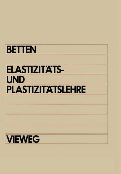 Produktbild: Elastizit&auml;ts- und Plastizit&auml;tslehre