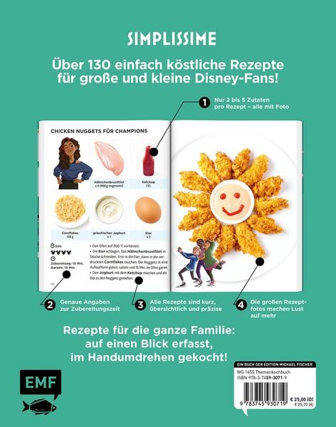 Produktbild: Simplissime &ndash; Das einfachste Kochbuch der Welt: Disney