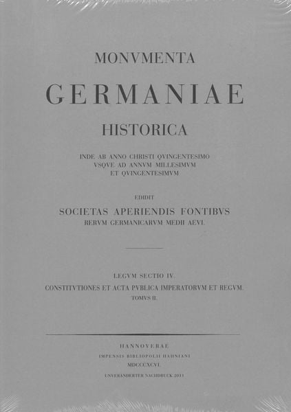 Produktbild: Constitutiones et acta publica imperatorum et regum (1198-1272)