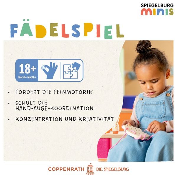 Produktbild: F&auml;delspiel Pferd Kuh Schwein Schaf / Spiegelburg minis