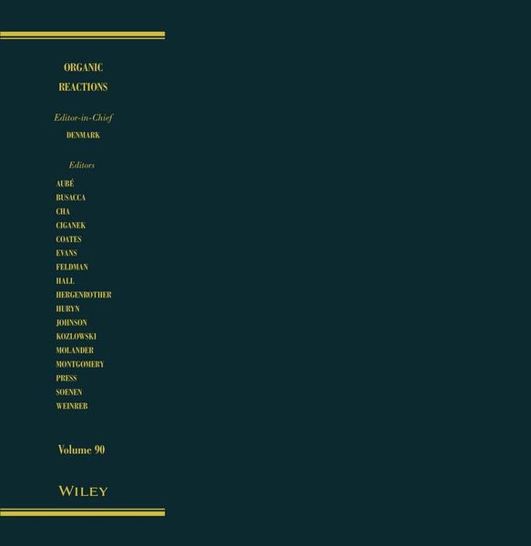 Produktbild: Organic Reactions, Volume 90