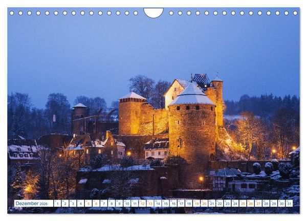 Produktbild: Eifel Reise - romantische Orte (Wandkalender 2026 DIN A4 quer), CALVENDO Monatskalender