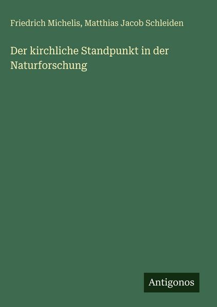 Produktbild: Der kirchliche Standpunkt in der Naturforschung