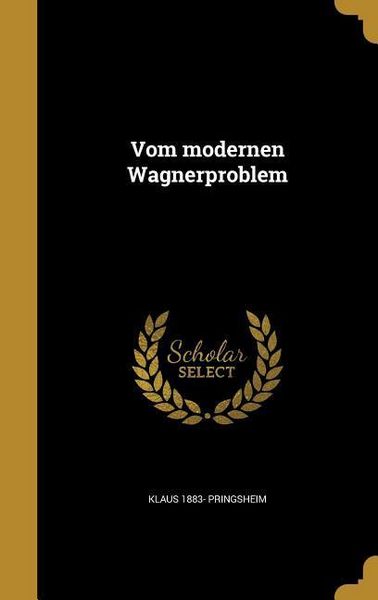 Produktbild: Vom modernen Wagnerproblem