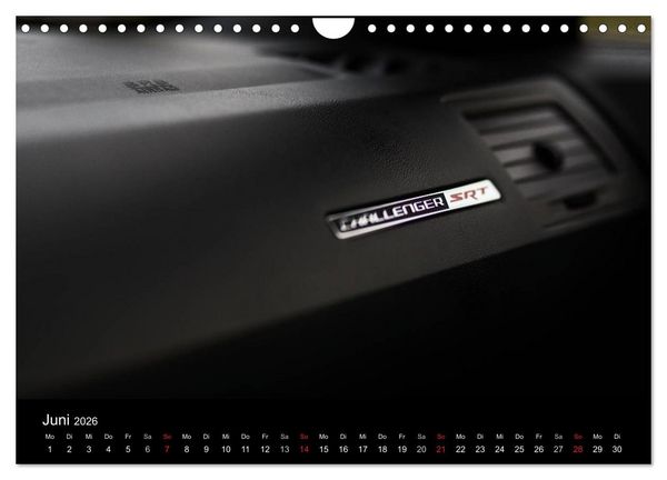 Produktbild: Dodge Challenger SRT8 (Wandkalender 2026 DIN A4 quer), CALVENDO Monatskalender