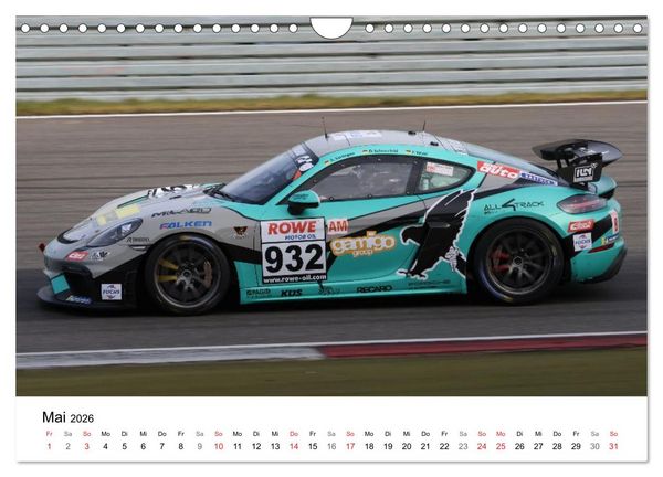 Produktbild: VLN Langstrecken Meisterschaft (Wandkalender 2026 DIN A4 quer), CALVENDO Monatskalender