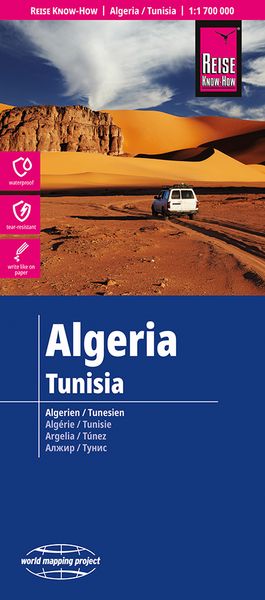 Produktbild: Reise Know-How Landkarte Algerien, Tunesien | Algeria, Tunisia (1:1.700.000)
