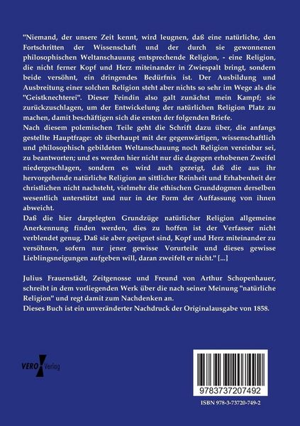 Produktbild: Briefe &uuml;ber nat&uuml;rliche Religion