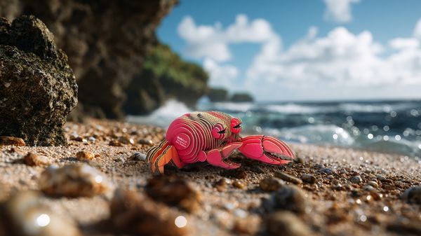 Produktbild: EUGY - 3D Bastelset Krabbe