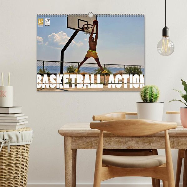 Produktbild: Basketball Action (Wandkalender 2026 DIN A3 quer), CALVENDO Monatskalender