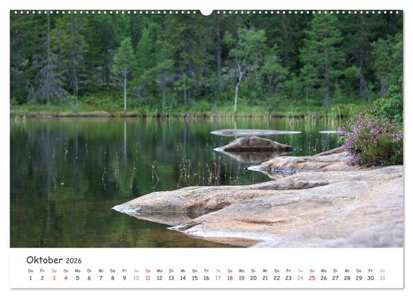 Produktbild: Schwedische Sehnsuchtsorte (Wandkalender 2026 DIN A2 quer), CALVENDO Monatskalender