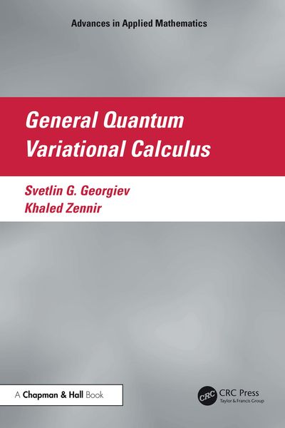 Produktbild: General Quantum Variational Calculus