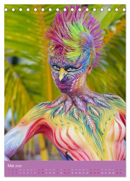 Produktbild: Tropical Artventures (Tischkalender 2026 DIN A5 hoch), CALVENDO Monatskalender