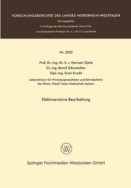 Produktbild: Elektroerosive Bearbeitung
