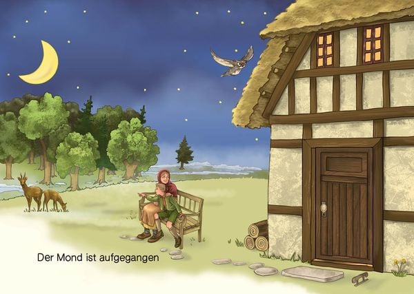 Produktbild: Die sch&ouml;nsten Abendlieder. Das Soundbuch mit Musik zum Anh&ouml;ren und Mitsingen f&uuml;r Senioren mit Demenz.