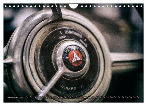 Produktbild: Oldtimer - vergangene Sch&ouml;nheiten (Wandkalender 2026 DIN A4 quer), CALVENDO Monatskalender