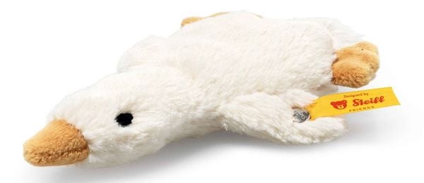 Produktbild: Steiff 242878 - Gans Gilda Greifling mit Rassel, Pl&uuml;sch, 13 cm