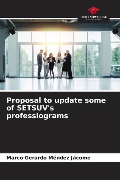 Produktbild: Proposal to update some of SETSUV's professiograms