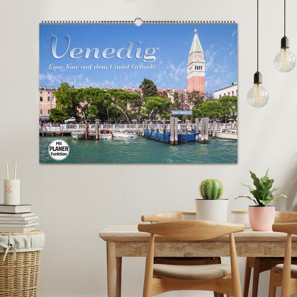 Produktbild: VENEDIG Eine Tour auf dem Canal Grande (Wandkalender 2026 DIN A2 quer), CALVENDO Monatskalender