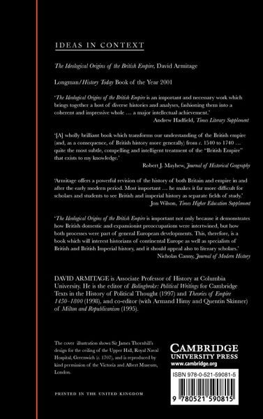 Produktbild: The Ideological Origins of the British Empire