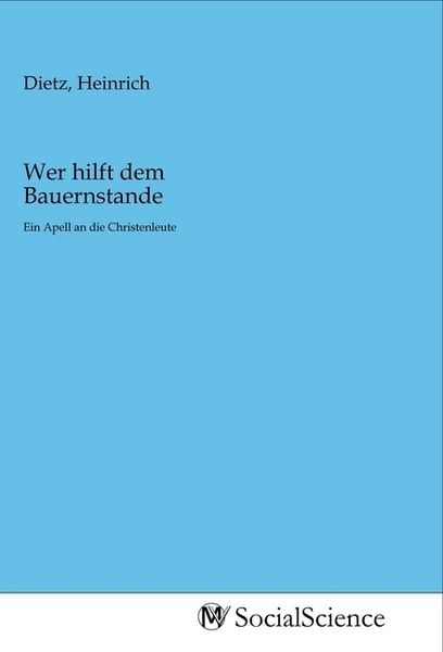 Produktbild: Wer hilft dem Bauernstande