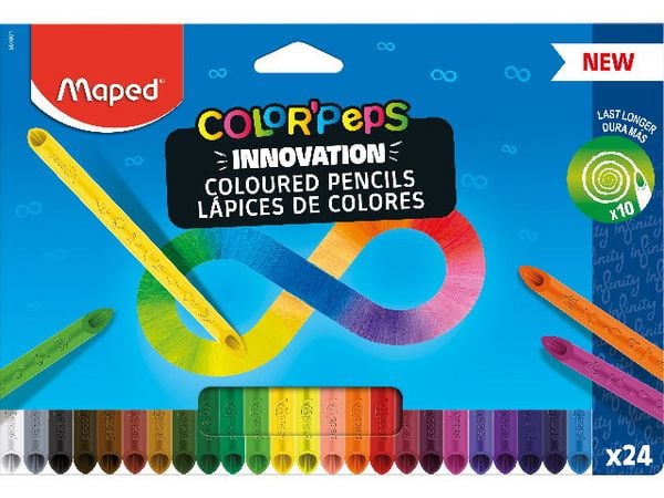 Produktbild: Maped Buntstifte Color'Peps Infinty 24 St&uuml;ck