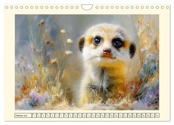 Produktbild: Erdm&auml;nnchen. Kleine Helden der Savanne (Wandkalender 2027 DIN A4 quer), CALVENDO Monatskalender
