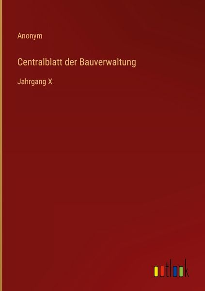 Produktbild: Centralblatt der Bauverwaltung