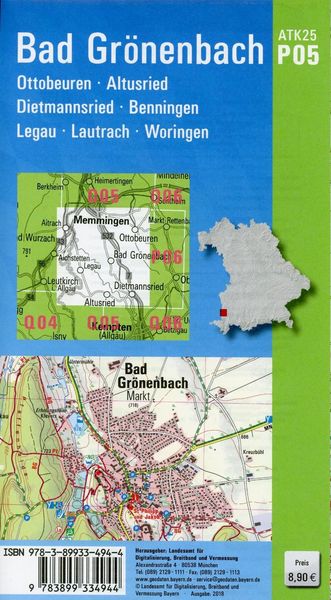 Produktbild: Bad Gr&ouml;nenbach 1:25 000