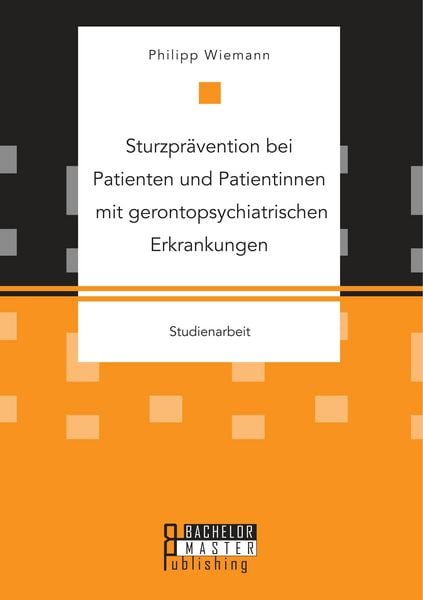 Produktbild: Sturzpr&auml;vention bei Patienten und Patientinnen mit gerontopsychiatrischen Erkrankungen
