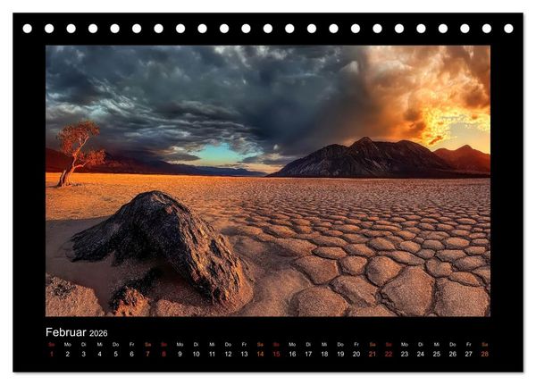 Produktbild: Nationalparks der USA - wilde Sch&ouml;nheiten (Tischkalender 2026 DIN A5 quer), CALVENDO Monatskalender