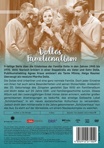Produktbild: Dolles Familienalbum (DDR TV-Archiv) [4 DVDs]