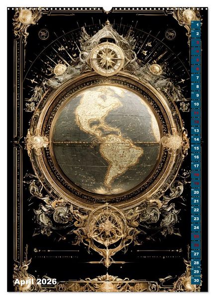 Produktbild: Umbrae Libri (hochwertiger Premium Wandkalender 2026 DIN A2 hoch), Kunstdruck in Hochglanz