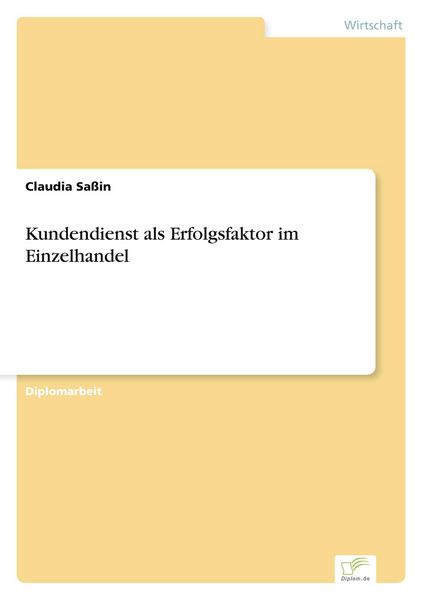 Produktbild: Kundendienst als Erfolgsfaktor im Einzelhandel