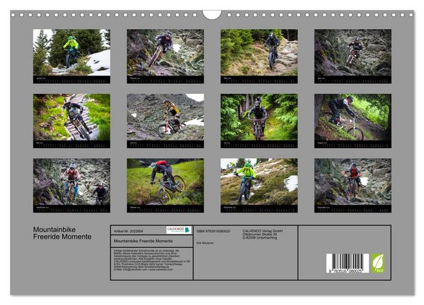 Produktbild: Mountainbike Freeride Momente (Wandkalender 2026 DIN A3 quer), CALVENDO Monatskalender