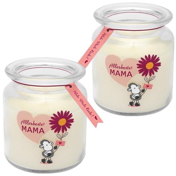 Produktbild: Sheepworld Kerze im Glas Motiv "Allerbeste Mama"