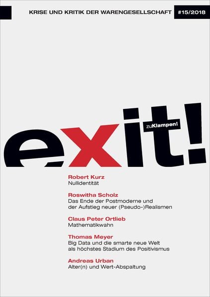 Produktbild: Exit! Krise und Kritik der Warengesellschaft