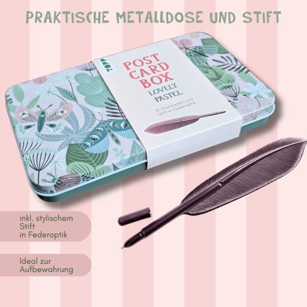 Produktbild: Postcard Box - Lovely Pastel
