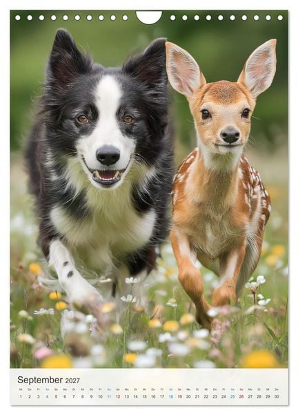 Produktbild: Tierfreunde f&uuml;rs Herz (Wandkalender 2027 DIN A4 hoch), CALVENDO Monatskalender