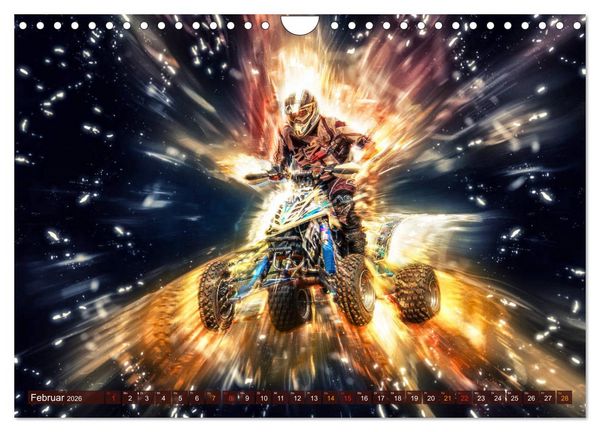 Produktbild: Quad grenzenlos (Wandkalender 2026 DIN A4 quer), CALVENDO Monatskalender