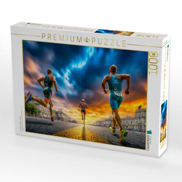 Produktbild: CALVENDO Puzzle Die dritte Disziplin - laufen | 1000 Teile Lege-Gr&ouml;&szlig;e 64x48cm Foto-Puzzle f&uuml;r gl&uuml;ckliche Stunden