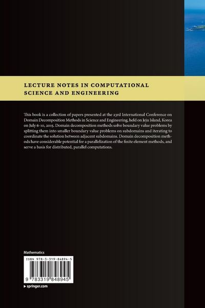 Produktbild: Domain Decomposition Methods in Science and Engineering XXIII