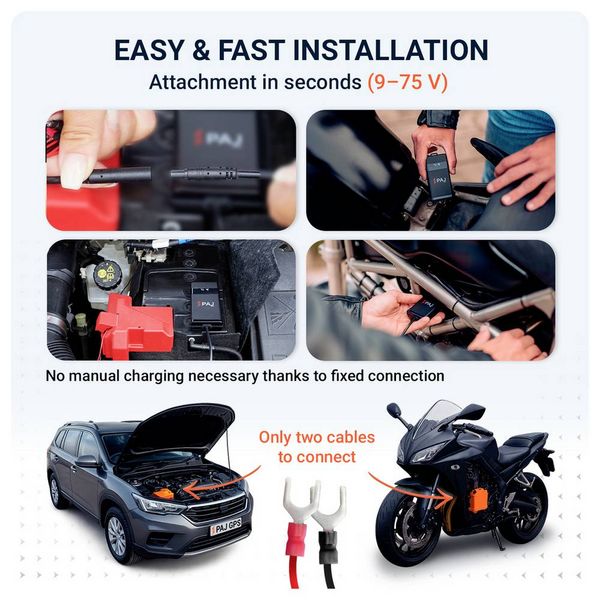 Produktbild: PAJ GPS VEHICLE FINDER 4G 2.0 GPS Ortungssystem Fahrzeugtracker Schwarz 1St.