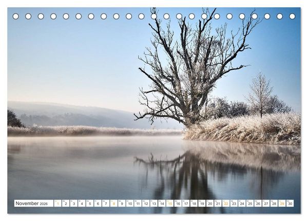 Produktbild: B&auml;ume im Altm&uuml;hltal (Tischkalender 2026 DIN A5 quer), CALVENDO Monatskalender