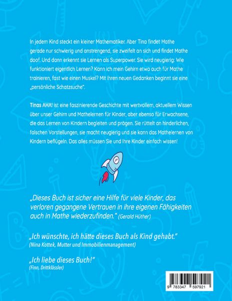 Produktbild: Tinas AHA! Eine Geschichte f&uuml;r Sch&uuml;ler &uuml;ber erfolgreiches Lernen.