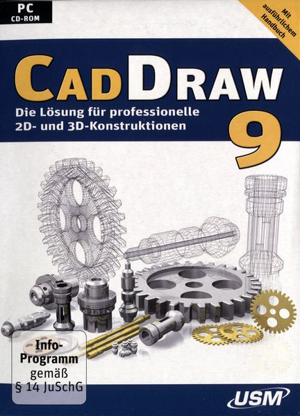 Produktbild: CAD Draw 9 - Das leistungsstarke CAD-Programm f&uuml;r 2D- und 3D-Konstruktionen