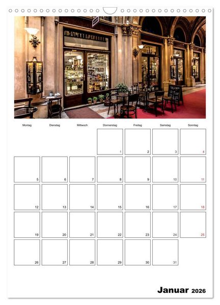 Produktbild: Mein Wien. Juwel an der Donau (Wandkalender 2026 DIN A3 hoch), CALVENDO Monatskalender